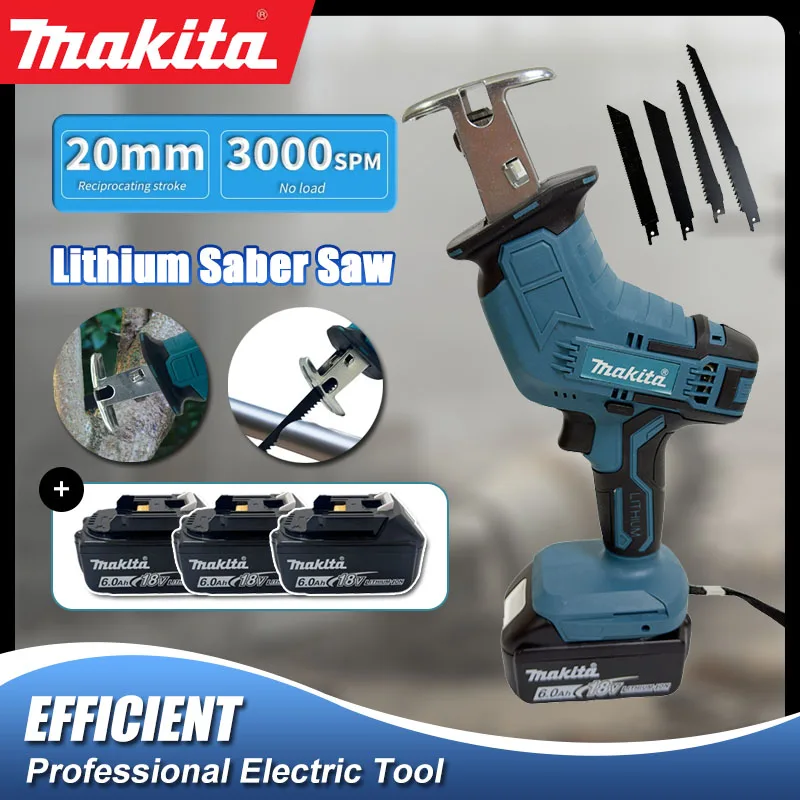 Power Tools Wood - Makita Cordless Electric Reciprocating Saw Wood