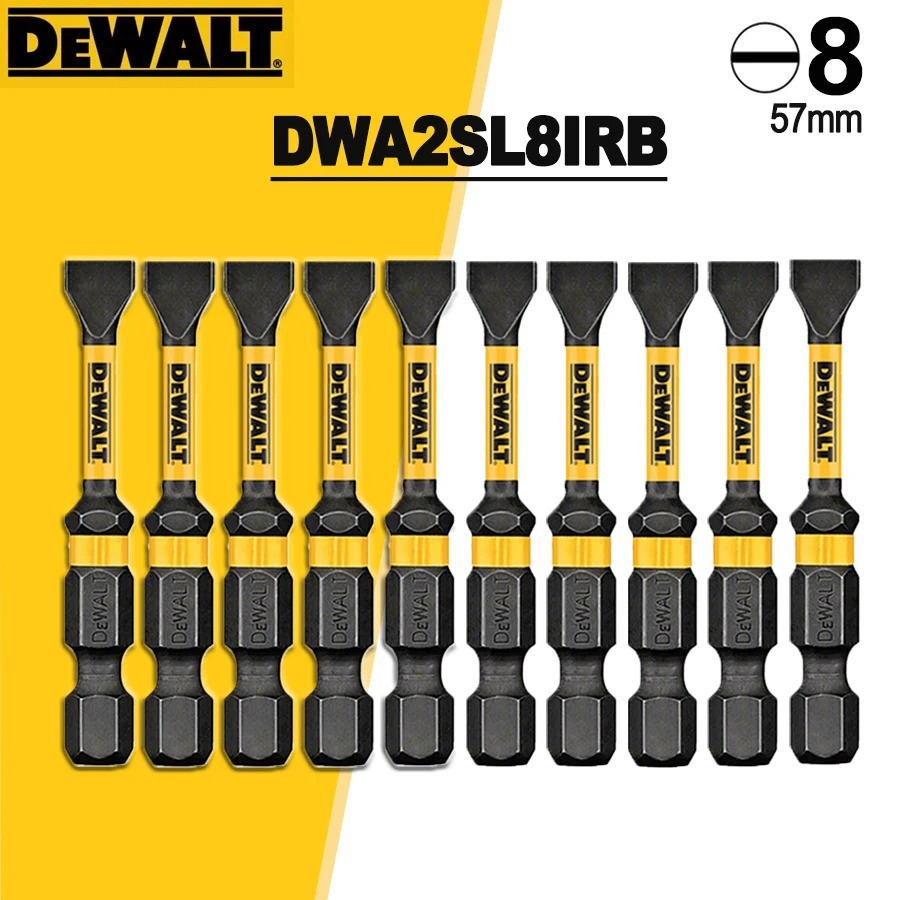 Power Z Tools - DEWALT Slotted Impact Screwdriver Bit Set