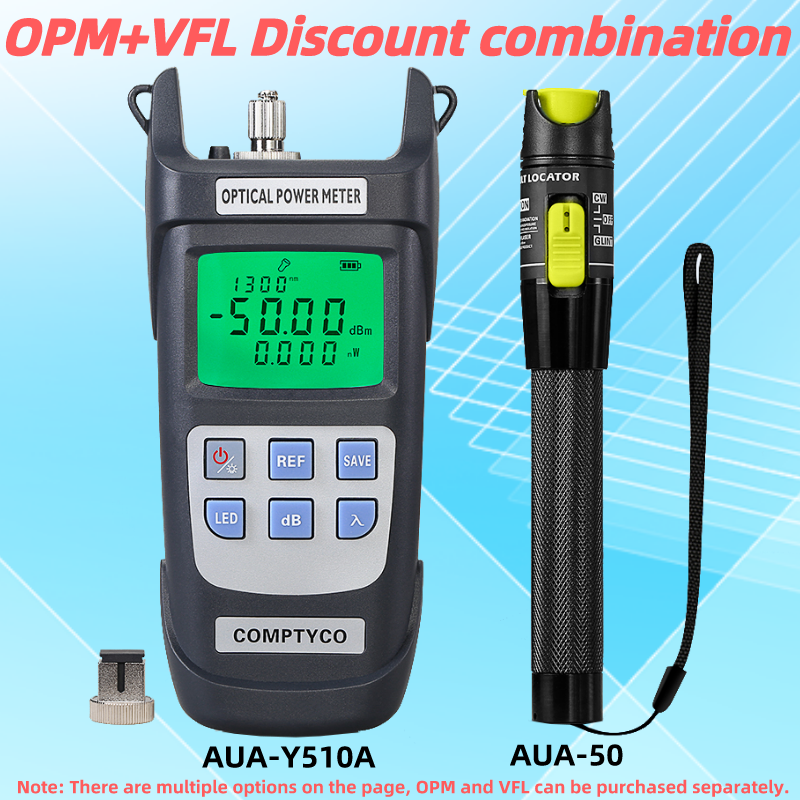 Power Tools Yellow - AUA-Y510A Optical Power Meter(OPM -50 ~+26dBm)&Visual