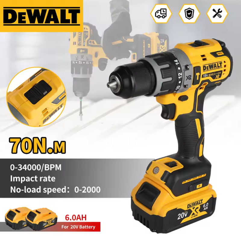 Power Tools Wood - DEWALT DCD791 20V MAX Brushless Impact