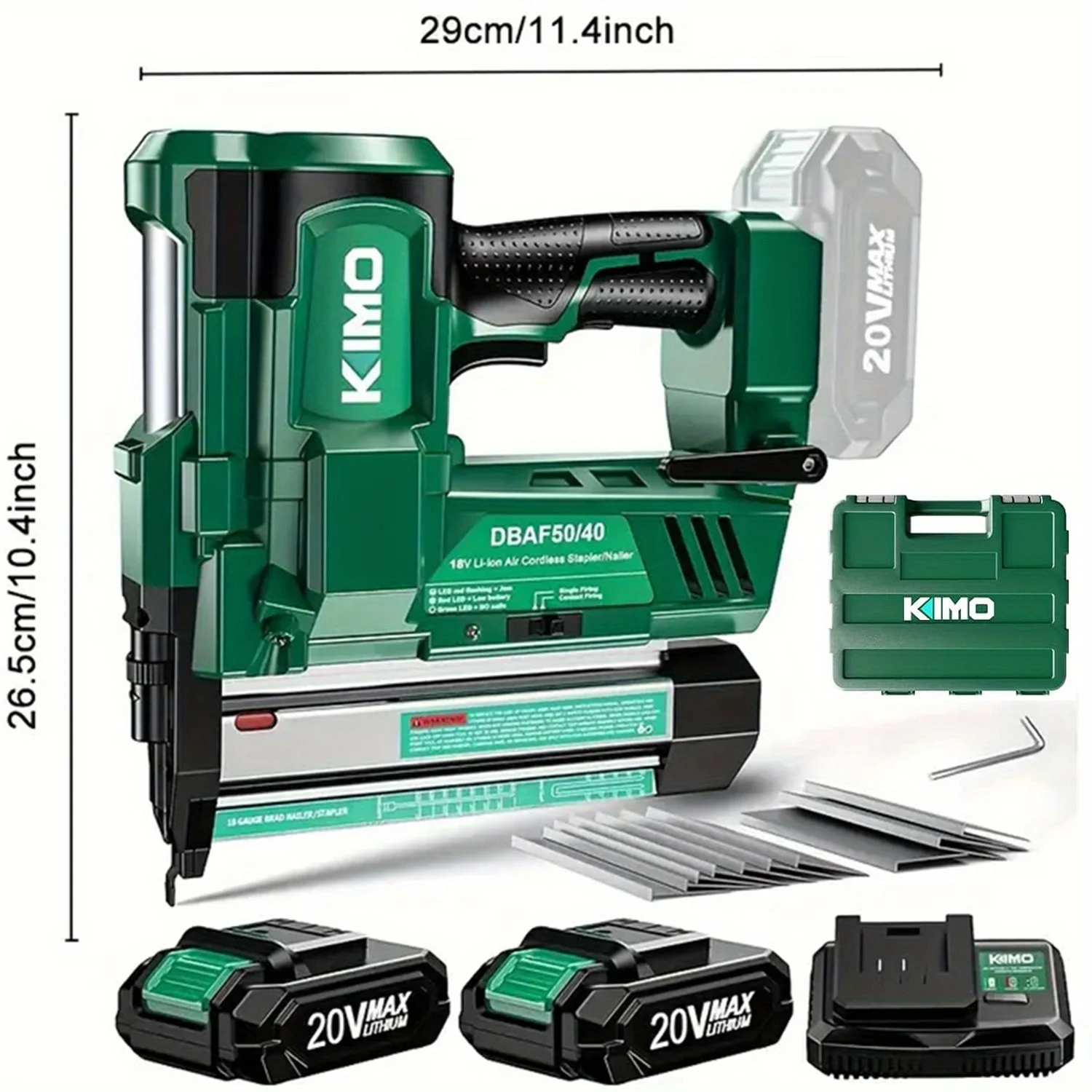 KEEHOME KIMO 18 Gauge Nail Gun - Staple Gun Electric recension och pris
