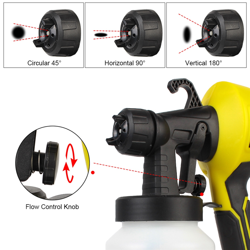 1 Piece 800Ml Spraying Electri - Power Tools Yellow recension och pris