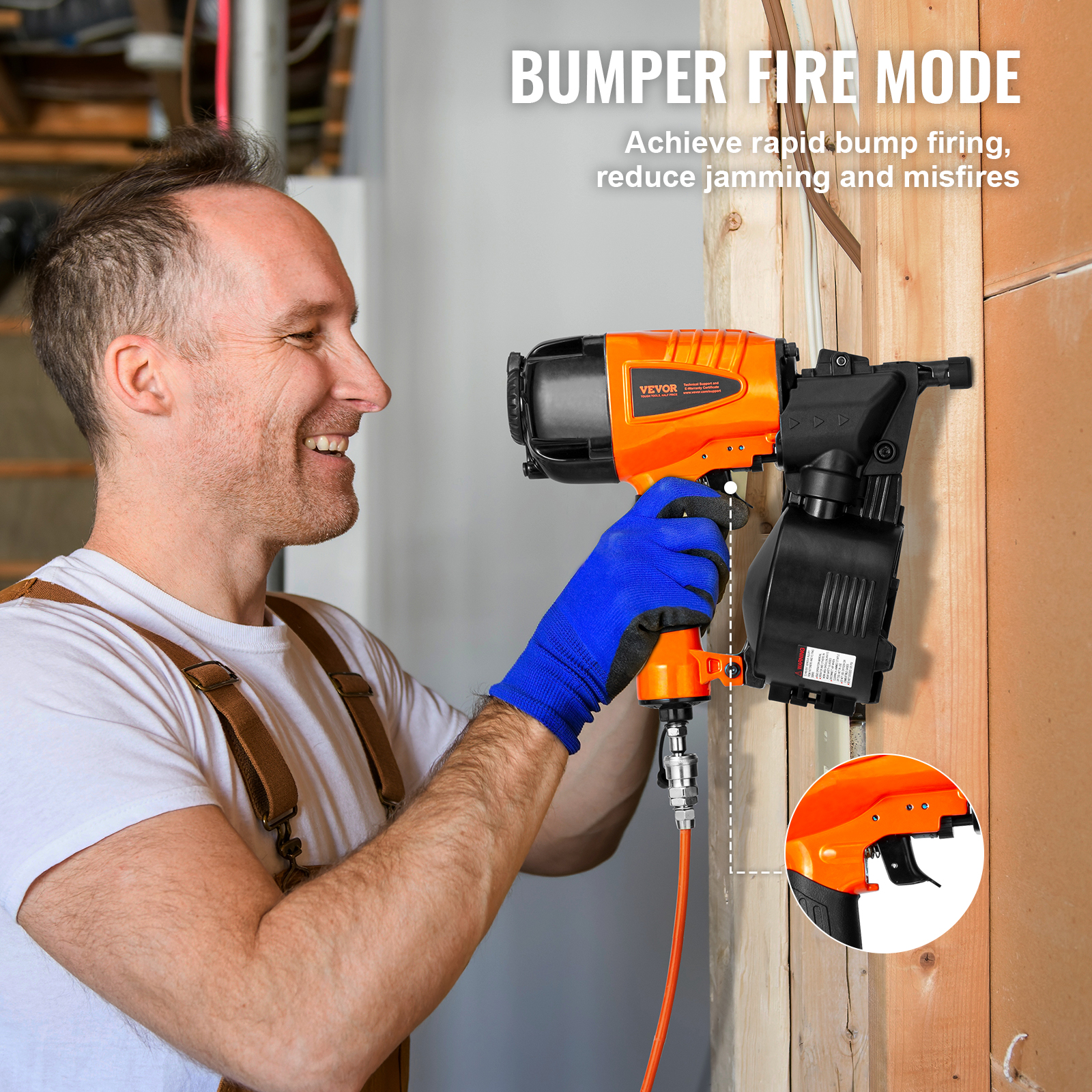 SucceBuy Coil Siding Nailer CN - Staple Gun Electric recension och pris