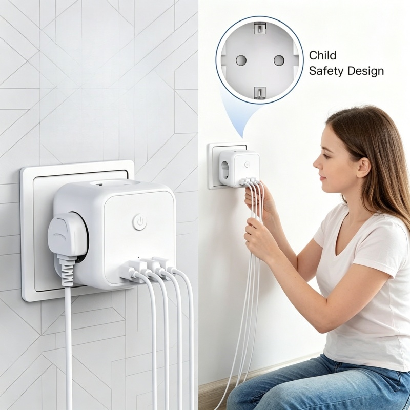 Space-Saving EU Cube Power Str - Power Tools You Need recension och pris