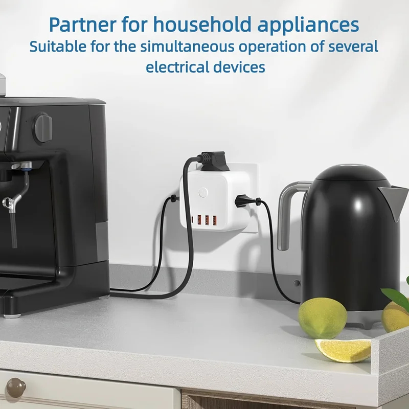 Space-Saving EU Cube Power Str - Power Tools You Need recension och pris