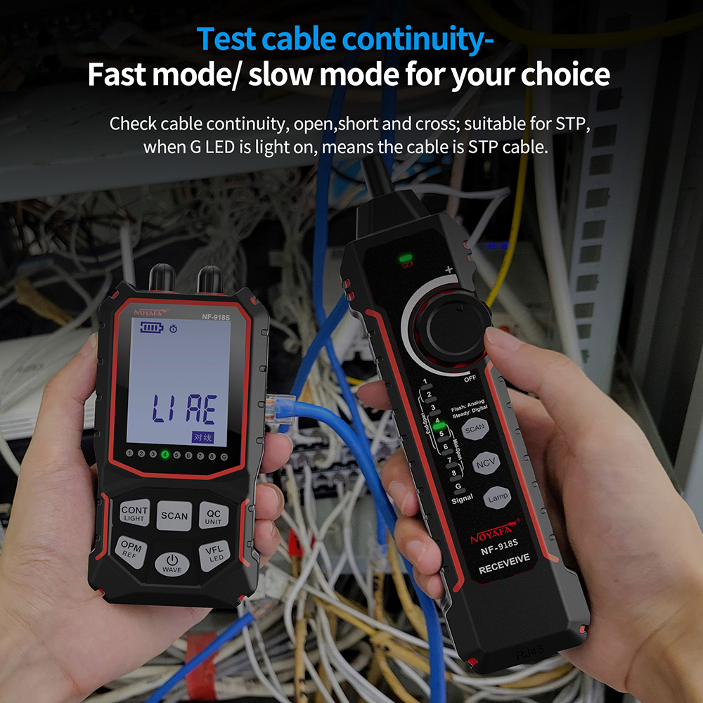 Noyafa Network Cable Tester LC - Power Tools Display recension och pris