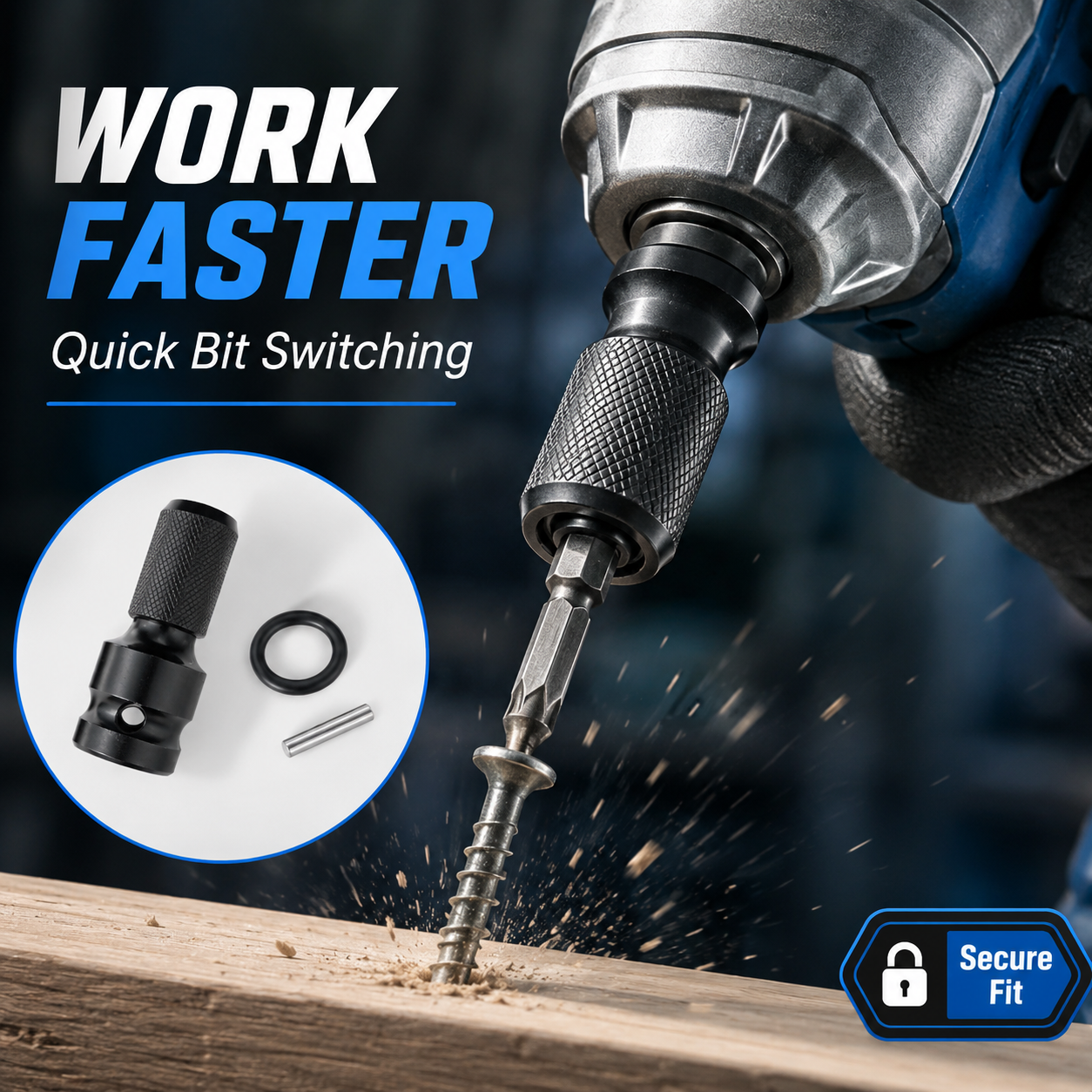 Impact Wrench Hex Drill Adapte - Power Tools In Automotive recension och pris