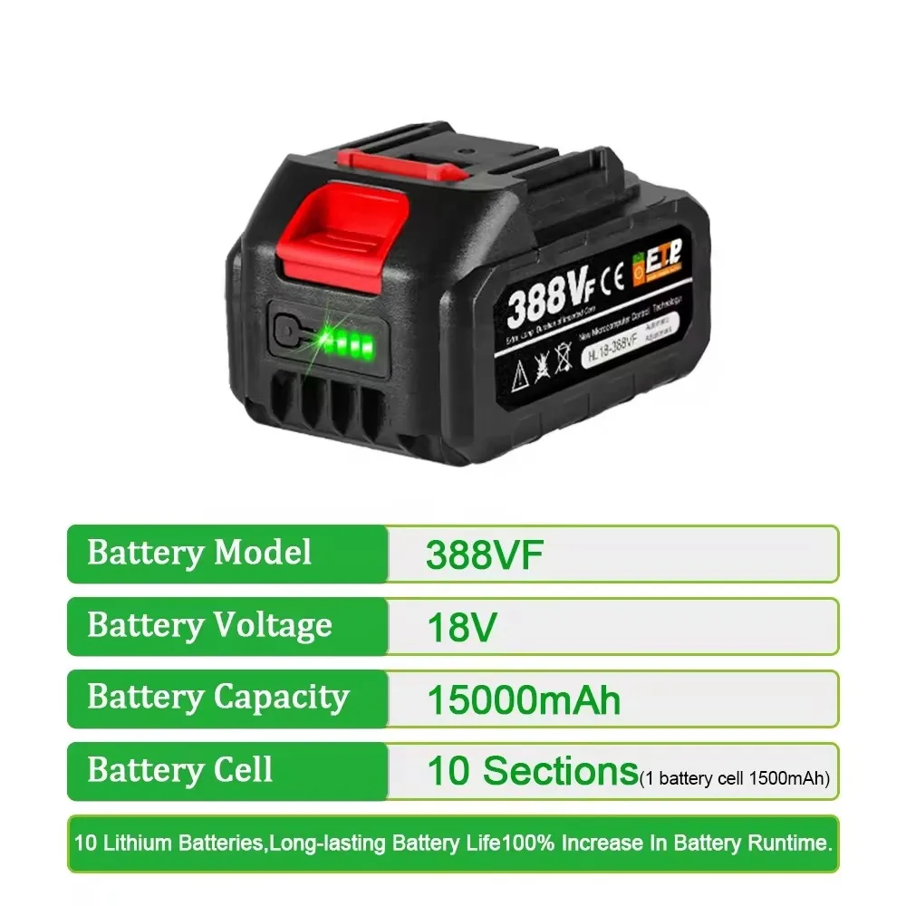18V 388VF Battery 22500mah 150 - Power Tools For Sale recension och pris