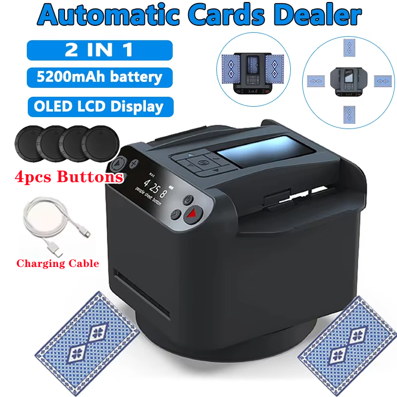 360° Fully Automatic Card Shuf - Power Tools Display recension och pris