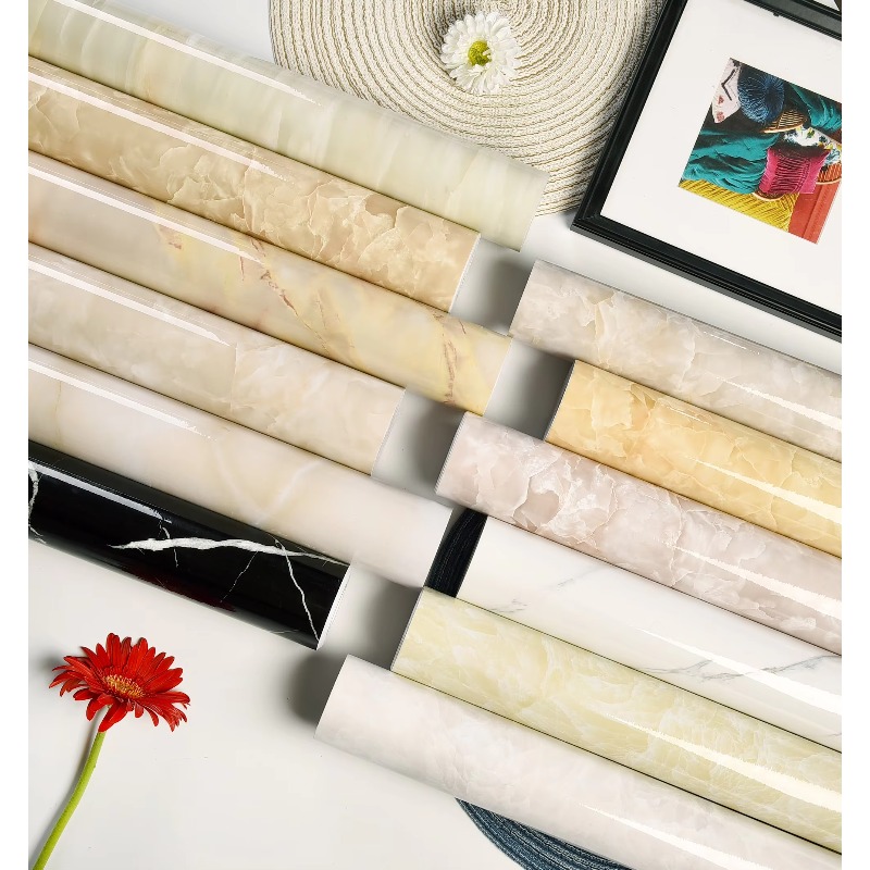 Marble wallpaper film self-adh - Power Tools Wallpaper recension och pris