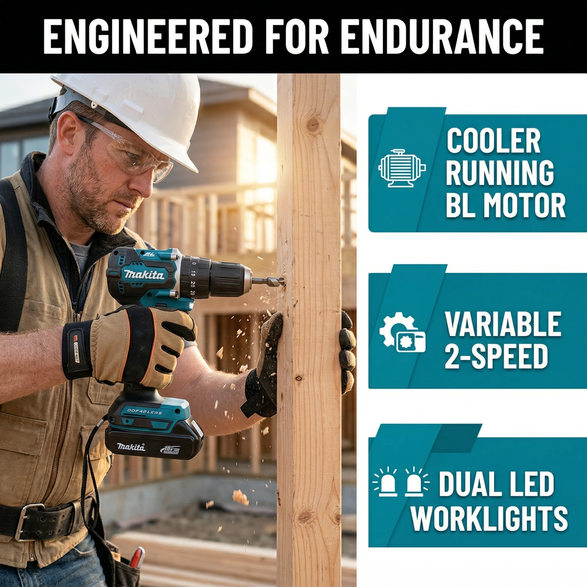 Makita DDF487 Cordless Driver  - Power Z Tools recension och pris