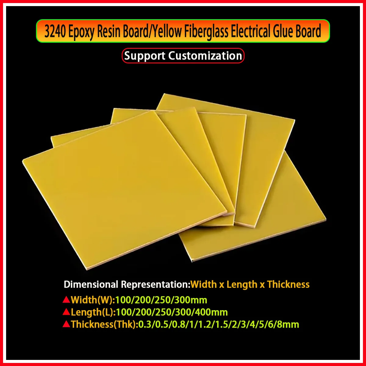 3240 Epoxy Resin Board/Yellow  - Power Tools Yellow recension och pris