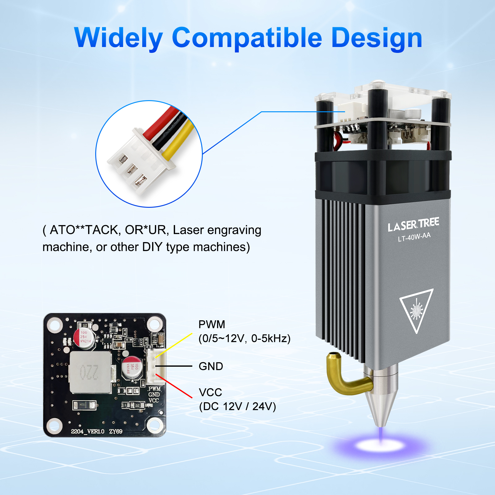 40W laser engraving module 450 - Power Tools Machine recension och pris