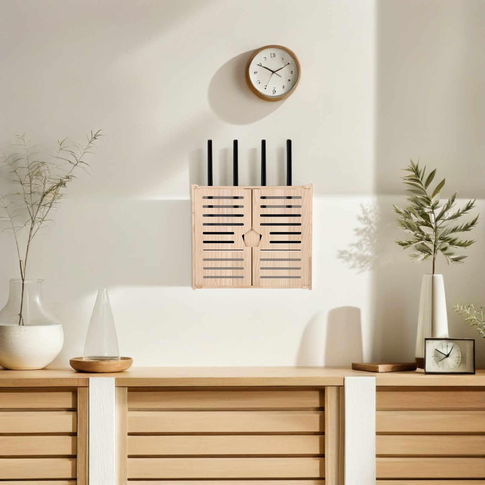 Wooden WiFi Router Storage Box - Power Tools Wood recension och pris