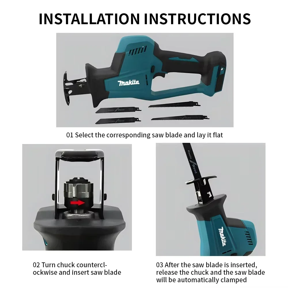 Makita DJR189 18V Cordless Ele - Power Tools Wood recension och pris