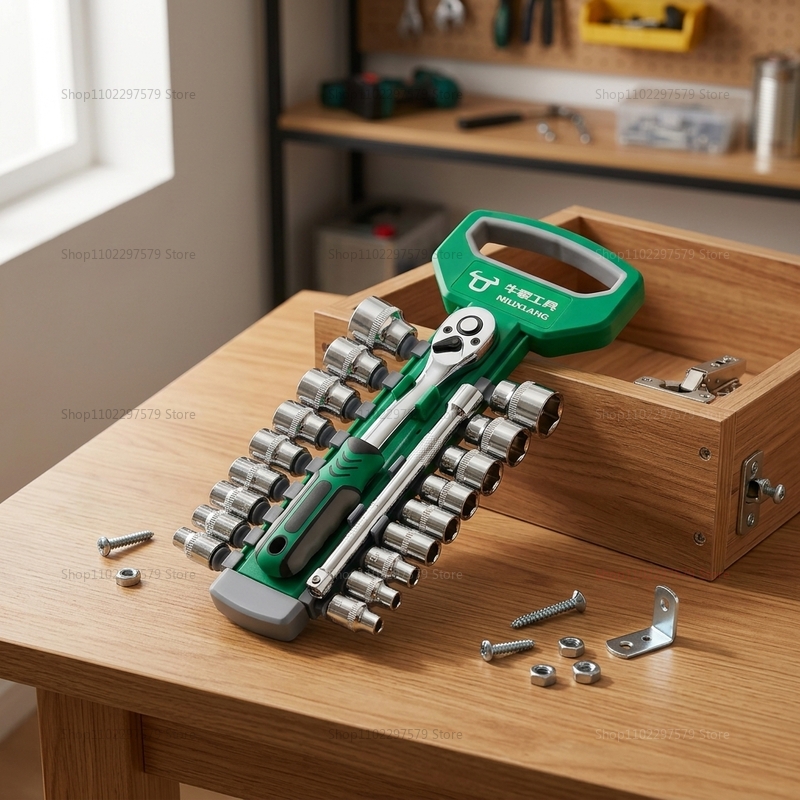 1/4 3/8 Inch Ratchet Socket Se - Power Tools In Automotive recension och pris