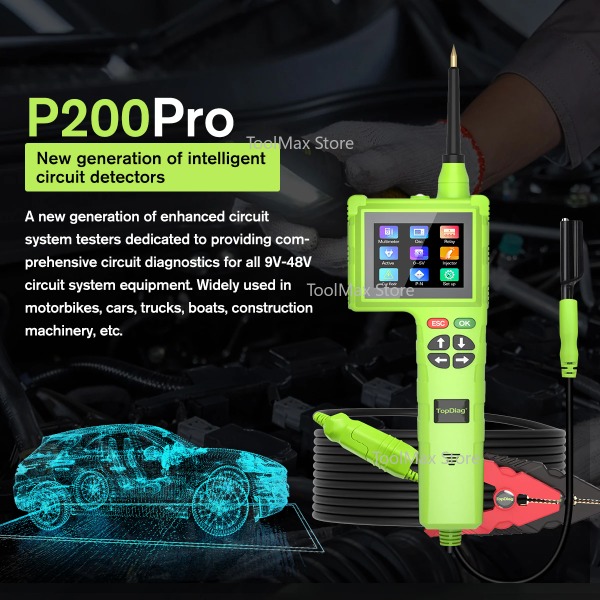 JDiag P200 12V 24V Power Probe - Power Tools In Automotive recension och pris
