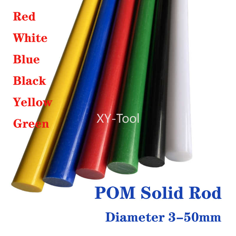 POM Rod Dia 3-50mm Black White - Power Tools Yellow recension och pris