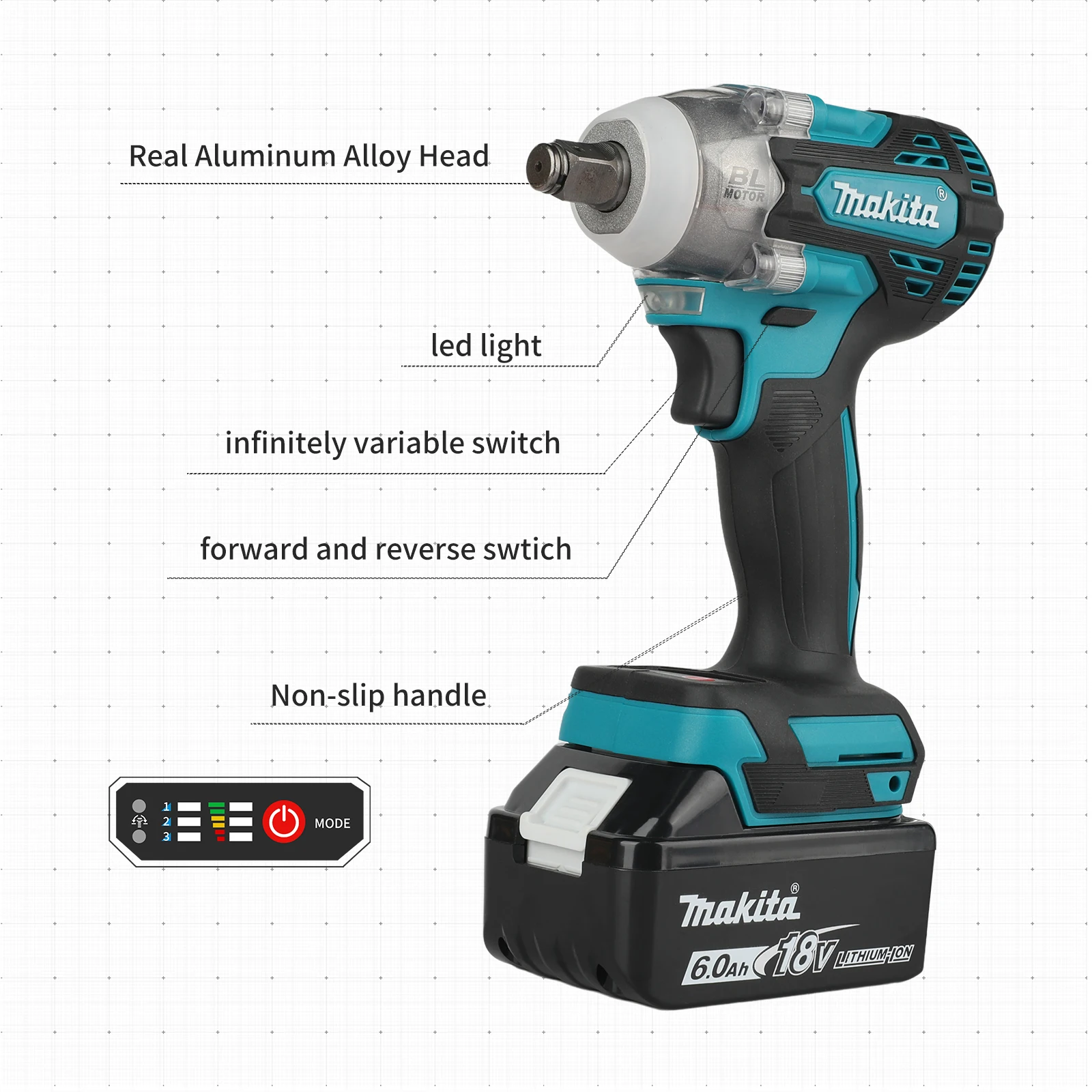 Makita DTW300 18V Tool Set Bru - Power Tools For Sale recension och pris