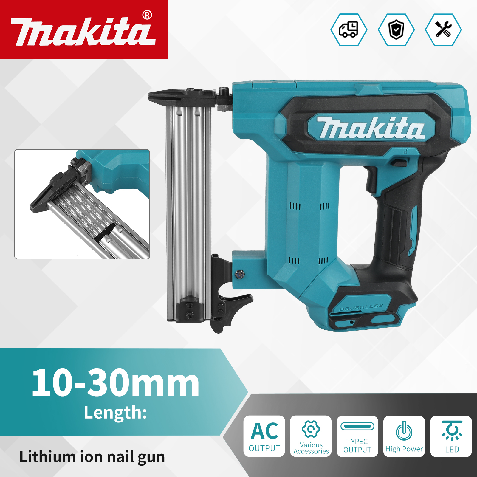 NEW 2026 Makita F30 18V Cordle - Staple Gun Electric recension och pris
