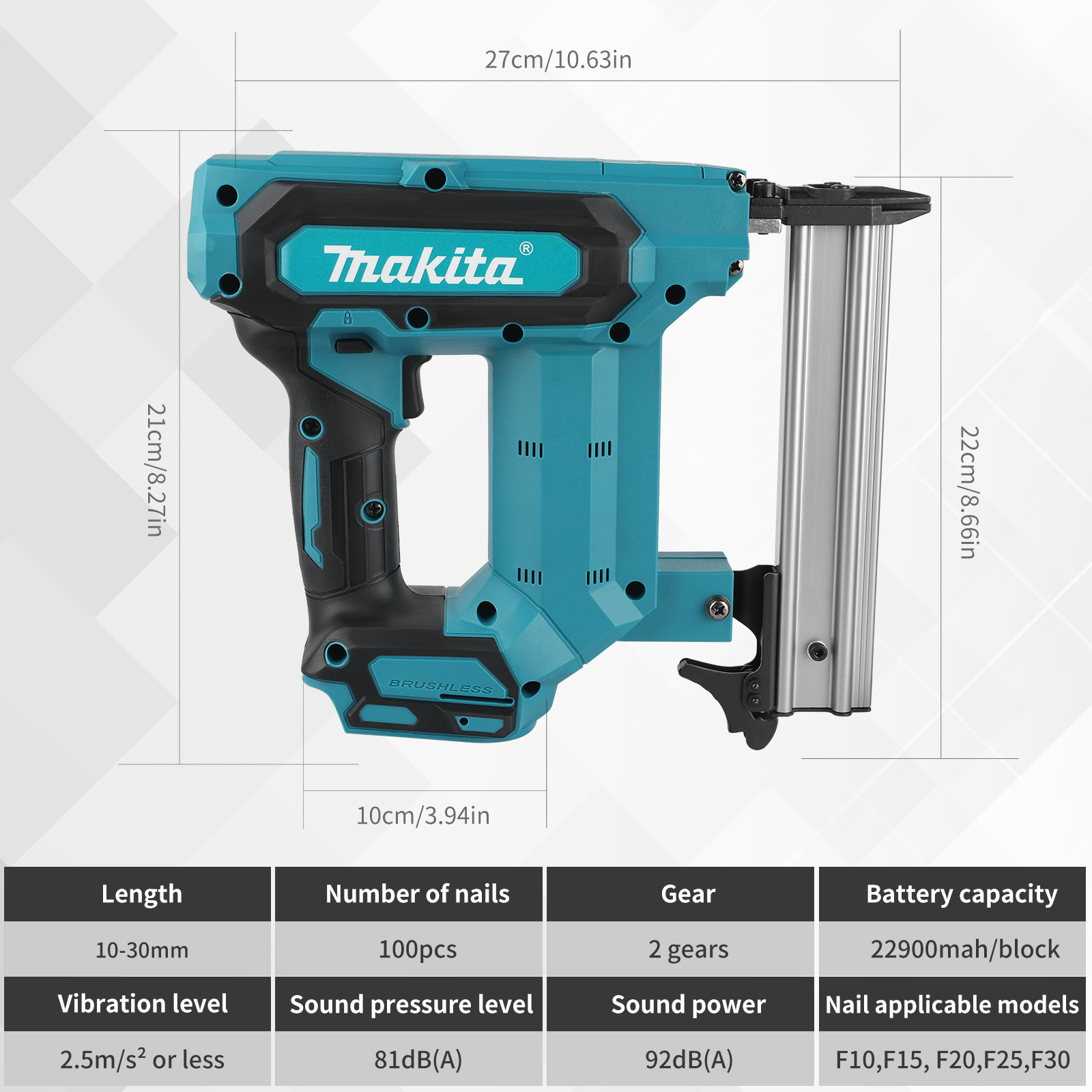 NEW 2026 Makita F30 18V Cordle - Staple Gun Electric recension och pris