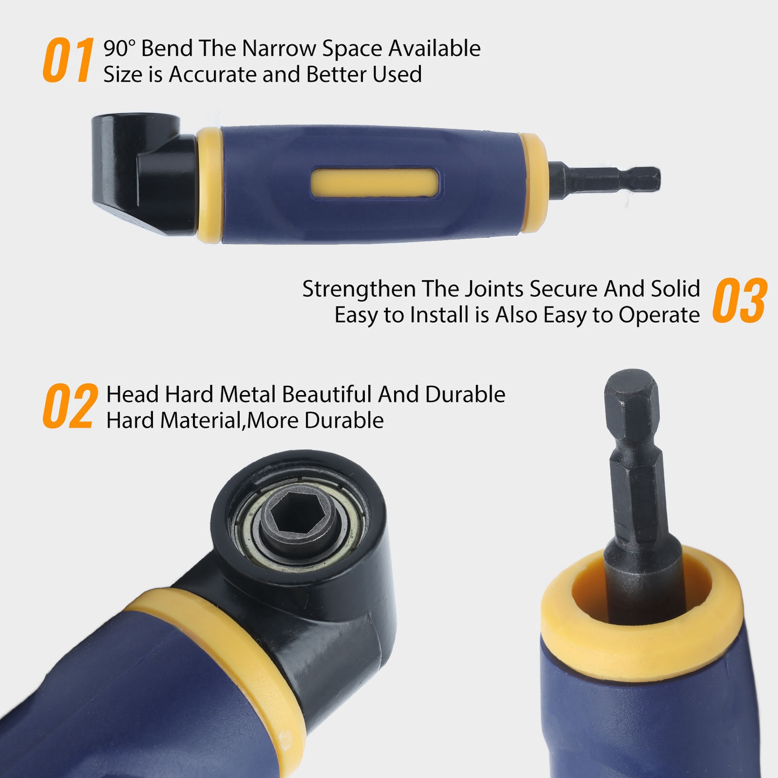 Right Angle Drill Adaptor 90 D - Power Tools Yellow recension och pris